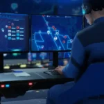 112 Operator gameplay screenshot showing a city map with emergency icons.