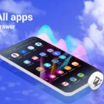 4D Launcher home screen interface
