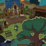 A screenshot of the game The Greedy Cave showing the character exploring a dungeon.