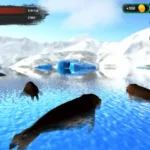 Alt text describing the gameplay of The Seal Elephant showing the seal underwater.