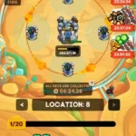 Apexlands gameplay screenshot showing tower defense.