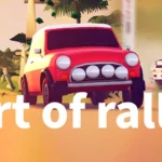Art of Rally screenshot showcasing the game's vibrant graphics.