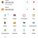 aTimeLogger Time Tracker showcasing the user interface