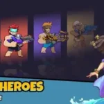 Auto Hero character upgrading weapons
