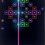 Brick Breaker Glow gameplay screenshot
