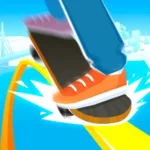 City Skate Master gameplay screenshot showing a skater performing a trick.