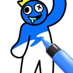 Coloring Master ASMR gameplay screenshot showing different coloring pages.