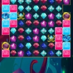 Diamond Bling: Match 3 Diamonds Gameplay Screenshot