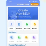 Document Editor interface