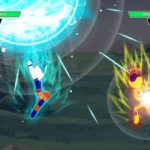 Dragon Stick: Warrior Z Battle gameplay screenshot showing a fight scene.