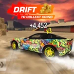 Drift Max gameplay screenshot showcasing a drift