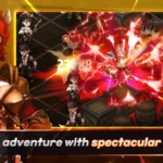 Dungeon Slayer SRPG gameplay screenshot with characters on a grid-based map