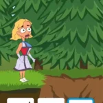 Emily navigating a puzzle in Emily's Dreams: Save the Hotel