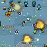 Endurance Clash gameplay screenshot showing a character fighting monsters