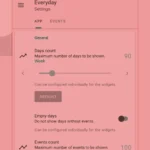 Everyday | Calendar Widget