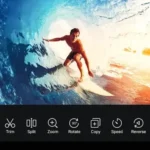 Filmix Main Screen showing editing tools