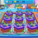 Food Diary: Girls Cooking game screenshot showing the gameplay.