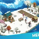 Frozen Farm: Island Adventure gameplay screenshot showcasing farming activities.