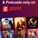 Gaana Music App Interface