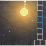 Gameplay of Capture The Light showing light beams and obstacles