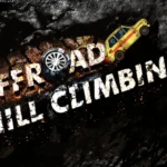 Gameplay of Offroad Hill Climbing showing a vehicle climbing a steep hill.
