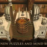 Giacomo working on a puzzle in The House of Da Vinci 3