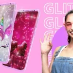 Girly Glitter Wallpaper Glitzy in Action
