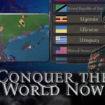 Global Strategy: WW3 gameplay screenshot showing the world map.