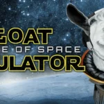 Goat Simulator Waste of Space gameplay featuring a goat headbutting an astronaut