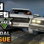 GTA-V Prologue gameplay screenshot showing a character aiming a gun.