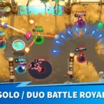 Heroes Strike gameplay screenshot showing different heroes.