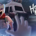 Horror Brawl gameplay screenshot showing characters running in a spooky environment