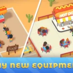 Idle Food Park Tycoon gameplay screenshot