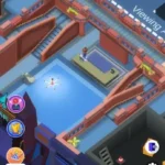 Idle Nightclub Tycoon gameplay screenshot showing different areas of the nightclub.