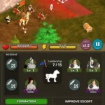 Idle Royal Hero gameplay screenshot showcasing the battle interface