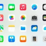 iPear 18 – Icon Pack home screen displaying app icons