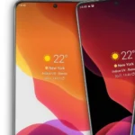iWALL app interface showing various wallpaper options