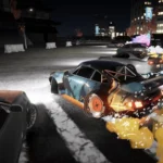 Kanjozoku racing game screenshot showing a customized car.