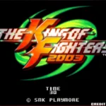 KOF 2003 ACA NEOGEO gameplay screenshot showing characters fighting