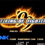 KOF ’99 ACA NEOGEO gameplay screenshot showing characters fighting.