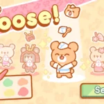 Kuma Sushi Bar gameplay screenshot showing the bear chef preparing sushi