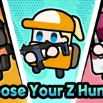 Legend Z Hunter gameplay screenshot showing a character fighting zombies