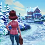 Lily's Garden gameplay screenshot showing a match-2 puzzle