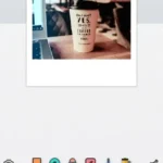Lomopola app interface displaying various vintage filter options.