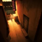 Lost Echo gameplay screenshot showing a futuristic city