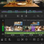 LumaFusion user interface on an iPad
