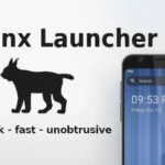 Lynx Launcher home screen interface