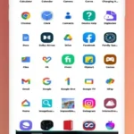 Mac OS Launcher Pro home screen interface