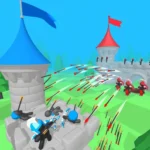 Merge Archers gameplay screenshot showing archers merging
