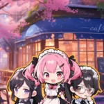 Merge Maid Cafe Gameplay Screenshot